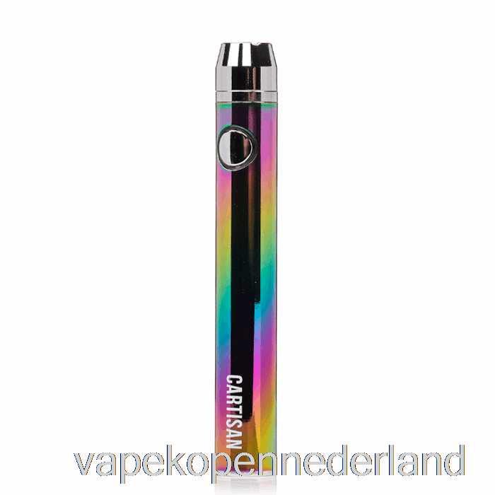 Vape Nederland Cartisan Button Vv 650 510 Batterij Regenboog